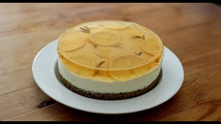 Lemon Nobake Cheesecake  Baka Bakes [upl. by Zuleika]