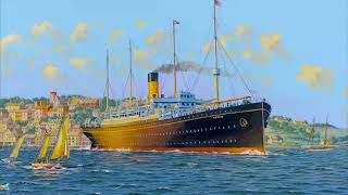 ss Cymric Leaving Queenstown Cobh Ireland  James A Flood Maritime Artist [upl. by Barayon]