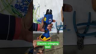 Klauke micro crimping tools shortsvideo electrical wiring [upl. by Ennaesor]