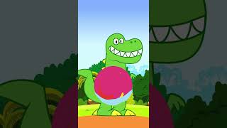 DinosaurierLied shorts  Tierlied für Kinder  HooplaKidz Deutsch nurseryrhymes kinderlieder [upl. by Damali]