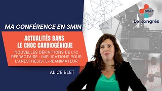 Actus dans le choc cardiogénique  nouvelles définitions de l’IC réfractaire  implications pour [upl. by Geirk994]