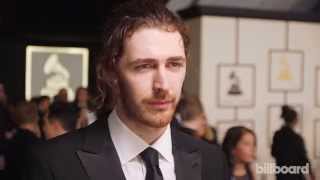 Hozier The 2015 GRAMMYs Red Carpet [upl. by Devlen712]