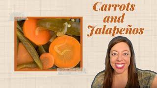 How To Pickle Carrots and Jalapeños for Tacos  Mexican Style Pickled Carrots  Pickled Jalapeno [upl. by Marylynne]