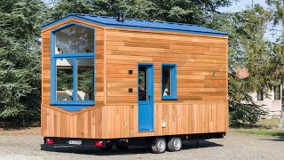 Amazing Beautiful Two Tiny House On Wheels By Baluchon  Living Design Tiny House [upl. by Imogene]