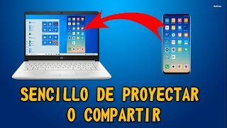 👍COMPARTIR PANTALLA DE CELULAR A LAPTOP DE MANERA FACIL👍 [upl. by Brabazon]