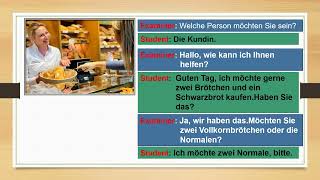 ÖSD A1 DIALOGUE 2024│ SPRECHEN BEISPIEL 15 │ SPEAKING TASK 3 [upl. by Irrak]