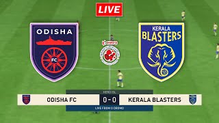 🔴Odisha FC vs Kerala Blasters  Hero Indian Super League Match isl2024 [upl. by Elysia29]