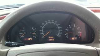 1999 Mercedes c230 Kompressor cold start [upl. by Chaffee429]