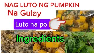 STIR FRY PUMPKINS WITH ALUGBATE [upl. by Donaghue]