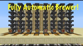 Fully Automatic Brewer Tutorial Minecraft 112 [upl. by Serena705]