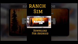 Ranch simulator download for android 100 real video ranchsimulator ytshorts viral shorts [upl. by Waterer]