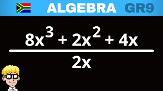 Division of Algebraic Expressions grade 9 [upl. by Notseh]