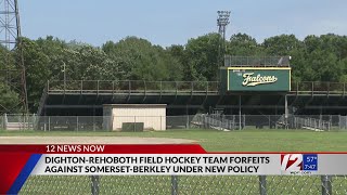 DightonRehoboth girls field hockey team forfeits game due to male player [upl. by Anehsat]