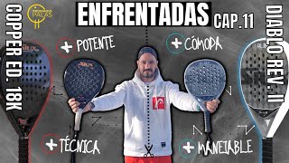 Siux SG COPPER Edition18K Vs DIABLO REVII Sanyo ¡2 de las palas MÁS EQUILIBRADAS del 2023 padel [upl. by Ferwerda]