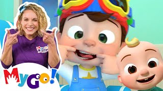 The Laughing Song  CoComelon Nursery Rhymes amp Kids Songs  MyGo Sign Language For Kids [upl. by Publea]