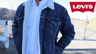 Levis Sherpa Trucker Jacket Review [upl. by Atinit]