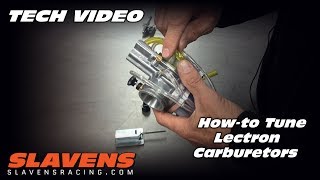 Howto Tune Lectron 2T Carburetors [upl. by Aneis519]