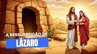 A Incrível Ressurreição de Lázaro Milagre de Jesus  Parábolas Kids [upl. by Seidnac795]