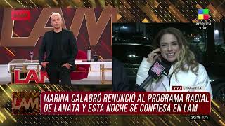 📣 MARINA CALABRÓ ¿Renunció al programa de JORGE LANATA por ROLANDO BARBANO [upl. by Angy]