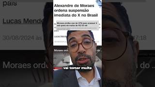 Bloqueio do X no Brasil e MULTA pra quem usar VPN [upl. by Adnotal]