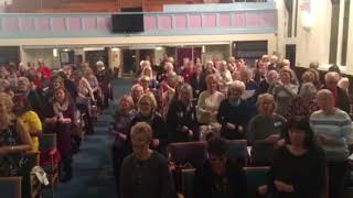 Sutton Coldfield Tuneless Choir sing Copacabana [upl. by Ainahs201]