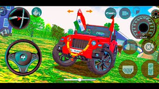 Modified Mahindra Thar Car Games Indian Cars Gadi Wala Game  Car Game Android Gameplay [upl. by Riek]