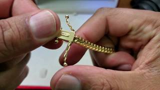 Daniel Jewelry 6mm 14k 24quot GOLD Miami Cuban Link Chain REVIEW [upl. by Ycrep975]