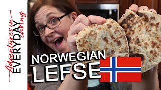 Its not aquavit its Norwegian Lefse [upl. by Idalina]