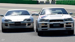 直6エンジン対決 スープラ2JZ vs GTRRB26 GTsport [upl. by Ytsud48]