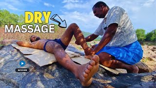 🔱Hogenakkal 🙌Dry Natural 💆‍♂️Massage  Real💯😴 ASMR Feel 🌊🌊River Side asmr massage ontrending [upl. by Odraude]