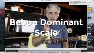 Bebop Dominant Scale  Using Chromatics On A Dominant Seventh Chord [upl. by Eidnahs]