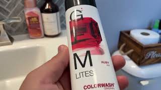 Celeb Luxury Viral and Gem Lites Colorwash Color Depositing Shampoo Review [upl. by Gowon469]