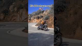 NS 400 akrapovic exhaust sound 🚀😱🔥🔥 viralvideo superbikepublicreaction [upl. by Evander729]