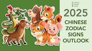 2025 Zodiac Predictions  The 12 Chinese Zodiac Signs [upl. by Emor550]