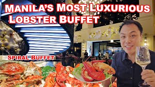 Manilas Most Luxurious Buffet  Spiral Seafood and Lobster Buffet  with a massive cheese room [upl. by Mateya]