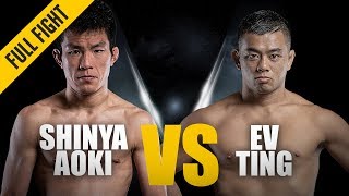 ONE Full Fight  Shinya Aoki vs Ev Ting  Signature Submission  October 2018 [upl. by Neitsirhc]