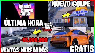 NUEVA ACTUALIZACION GTA NERFEADO ÚLTIMA HORA GTA 6 JOKER GTA 6  GTA Online [upl. by Nnaylloh224]