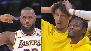 LeBron James SHOCKS Entire Lakers Crowd With 360 Layup amp Gets Rockets Coach Ime Udoka Ejected [upl. by Tyree]