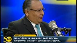 Titicaca ANA inicia hoy monitoreo calidad de agua [upl. by Etnoek]