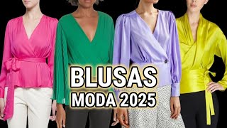 Nuevas TENDENCIAS de BLUSAS de MODA otoño invierno 2024 2025 [upl. by Eendys]