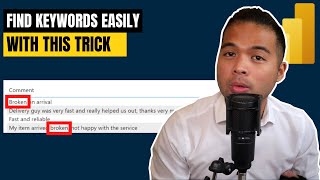 Find KEYWORDS from strings EASILY using this trick  Beginners Guide to Power BI in 2022 [upl. by Ty]