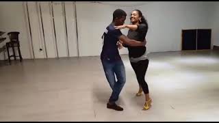 Bailando bachata kizomba style [upl. by Mercola]