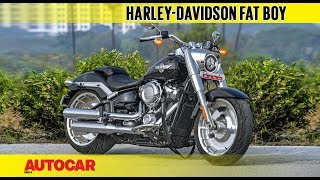 2018 HarleyDavidson Fat Boy  First Ride Review  Autocar India [upl. by Giliana]