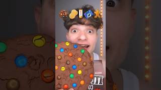 Giant Cookies 🍪 Emoji ASMR🤤satisfying fidget shorts trinding [upl. by Anivlem619]