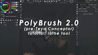 Polybrush Tutorial Lathe tool [upl. by Iredale]