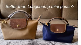 Longchamp mini pouch dupe on Amazon [upl. by Ahsienroc]