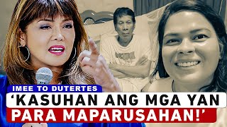 Imee Marcos Gustong Maparusahan ang mga Duterte [upl. by Nunci]