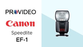 Canon Speedlite EL1  Flash Profesional avanzado [upl. by Kassab]