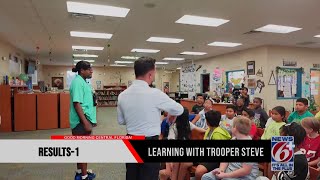 Trooper Steve on Patrol visits students at Apopka school for annual teachin event [upl. by Mines]