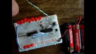 MT8870 DTMF connected to 74LS145 decoder [upl. by Coltun]